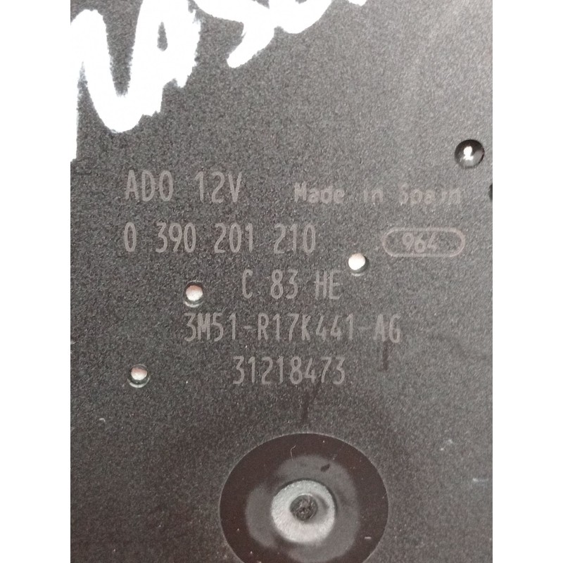 Recambio de motor limpia trasero para ford s-max (ca1) 2.0 tdci cat referencia OEM IAM 0390201210 3M51R17K441AG 31218473 2010
