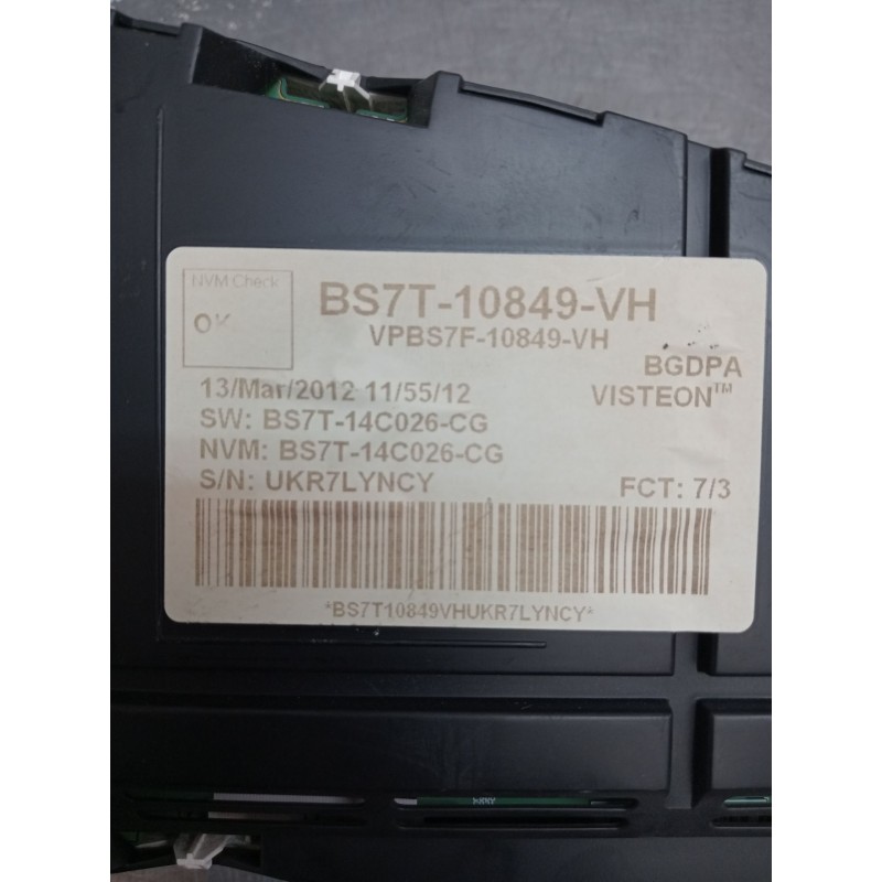 Recambio de cuadro instrumentos para ford s-max (ca1) 2.0 tdci cat referencia OEM IAM BS7T10849VH BS7T14C026CG VPBS7F10894A 2010