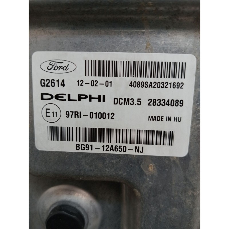 Recambio de centralita motor uce para ford s-max (ca1) 2.0 tdci cat referencia OEM IAM DCM35 G2614 28334089 BG9112A650NJ 2010