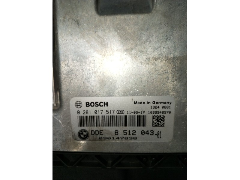 Recambio de centralita motor uce para bmw 3 (e90) 318 d referencia OEM IAM 0281017517 8512043 1039S46970 2008
