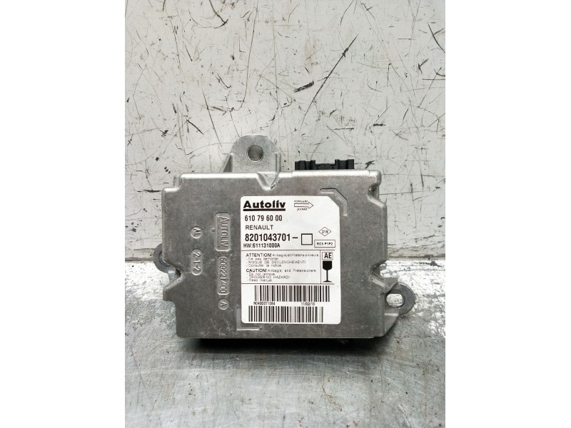 Recambio de kit airbag para renault clio iii (br0/1, cr0/1) 1.2 16v (br02, br0j, br11, cr02, cr0j, cr11) referencia OEM IAM 8201