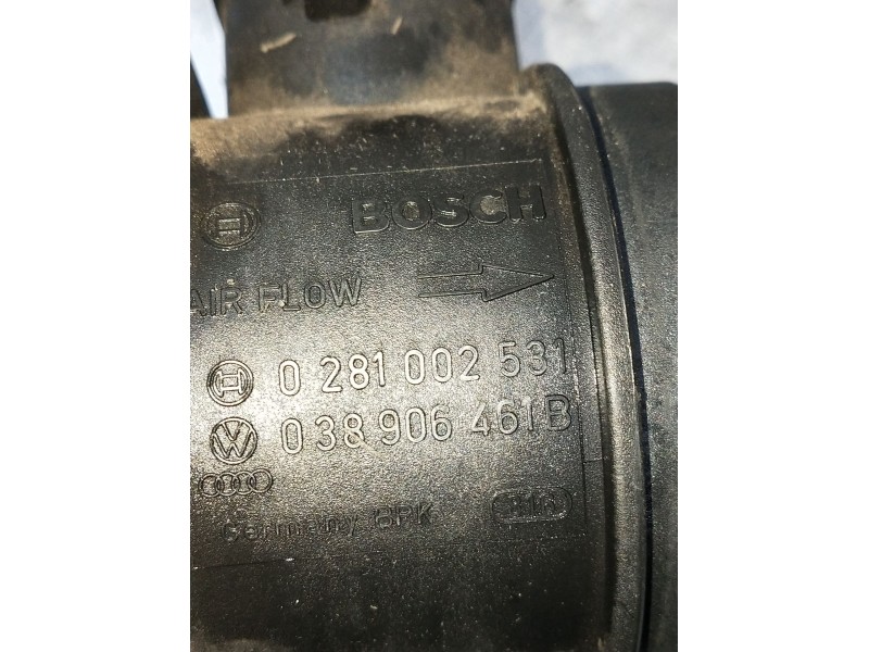 Recambio de caudalimetro para seat altea (5p1) 1.9 tdi referencia OEM IAM 0281002531 038906461B 2004