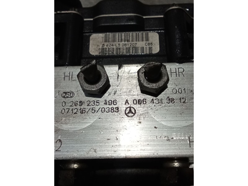 Recambio de abs para mercedes-benz clase a (w169) a 180 cdi (169.007, 169.307) referencia OEM IAM 0265950618 0265235196 A0064343