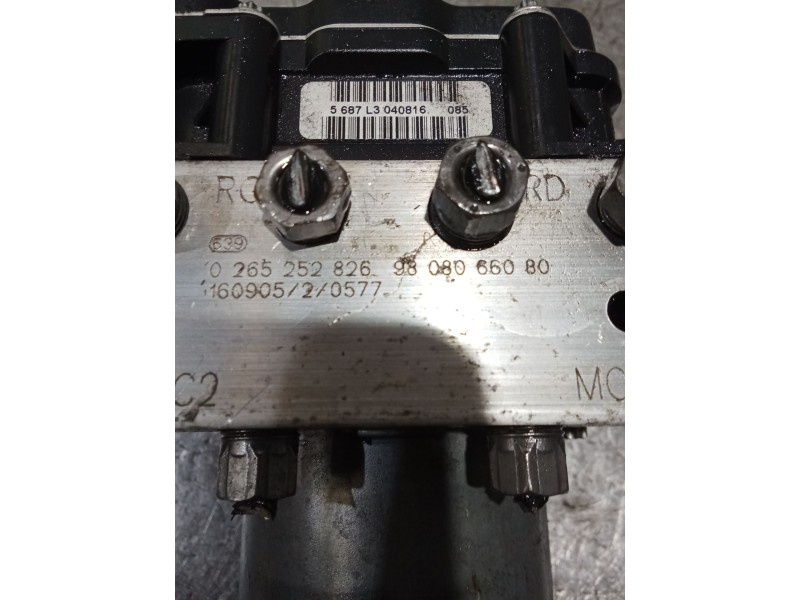 Recambio de abs para peugeot 5008 (0u_, 0e_) 1.6 bluehdi 120 referencia OEM IAM 0265952303 0265252826 9808066080