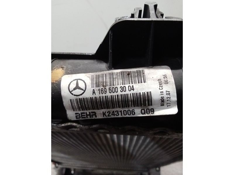 Recambio de radiador agua para mercedes-benz clase a (w169) a 180 cdi (169.007, 169.307) referencia OEM IAM A1695003004 A1695001
