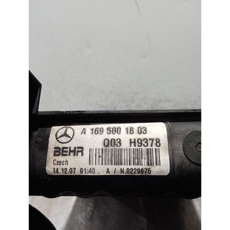 Recambio de radiador agua para mercedes-benz clase a (w169) a 180 cdi (169.007, 169.307) referencia OEM IAM A1695003004 A1695001