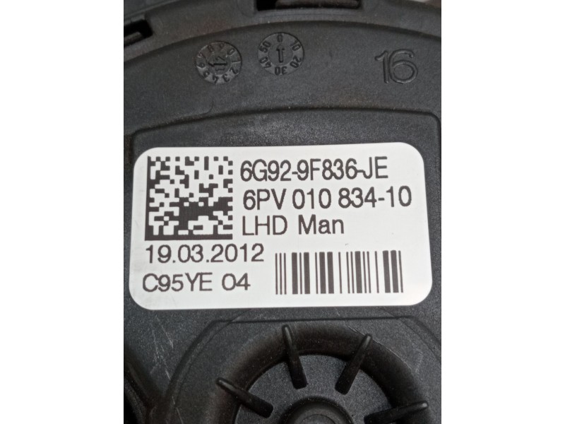 Recambio de potenciometro pedal para ford s-max (ca1) 2.0 tdci cat referencia OEM IAM 6PV01083410 6G929F836JE 2010
