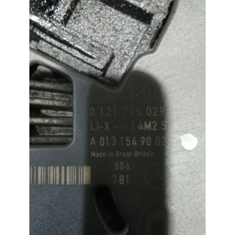 Recambio de alternador para mercedes-benz clase e (w211) e 220 cdi (211.008) referencia OEM IAM A0131549002 0121715029 