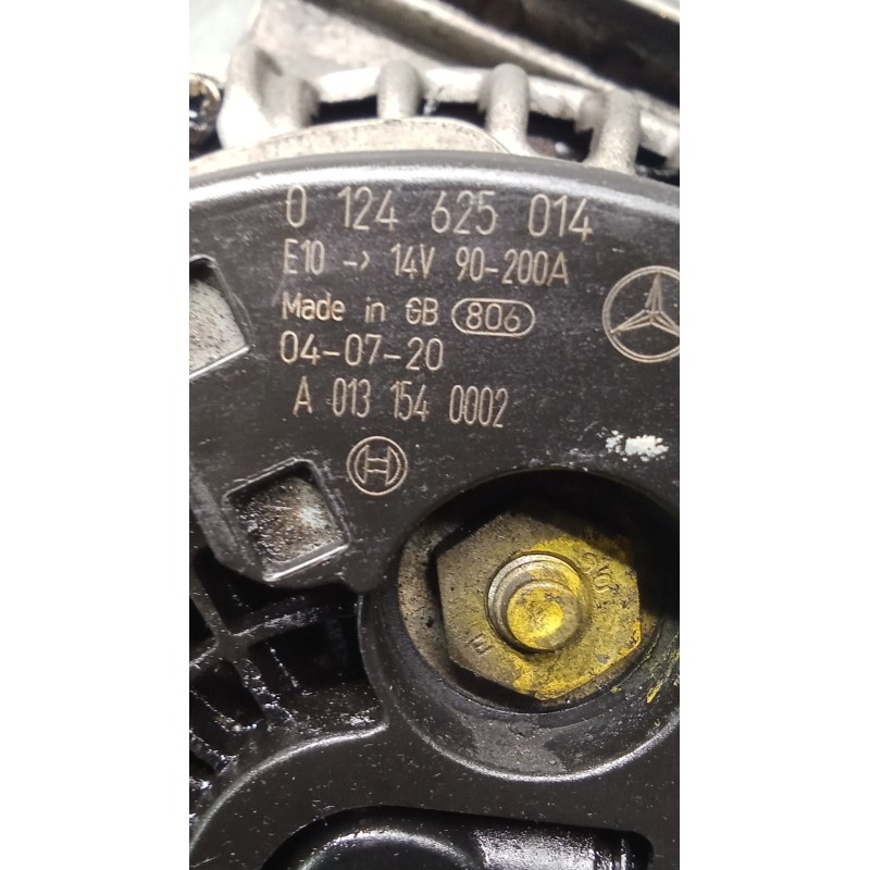 Recambio de alternador para mercedes-benz clase s (w220, v220) s 320 cdi (220.025, 220.125) referencia OEM IAM 0124625014 A01315