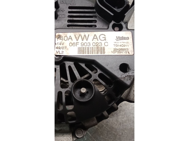 Recambio de alternador para seat altea (5p1) 1.9 tdi referencia OEM IAM 06F903023C 2542695G TG14C011 140A