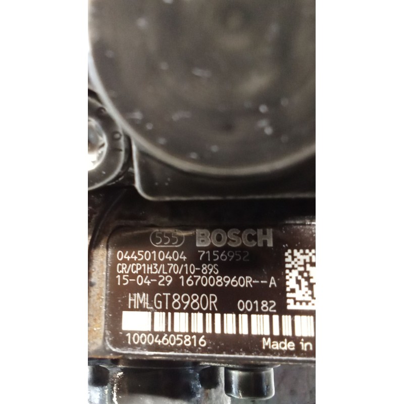 Recambio de bomba inyeccion para nissan x-trail iii (t32_, t32r, t32rr) 1.6 dci all mode 4x4-i (nt32) referencia OEM IAM   BOSCH