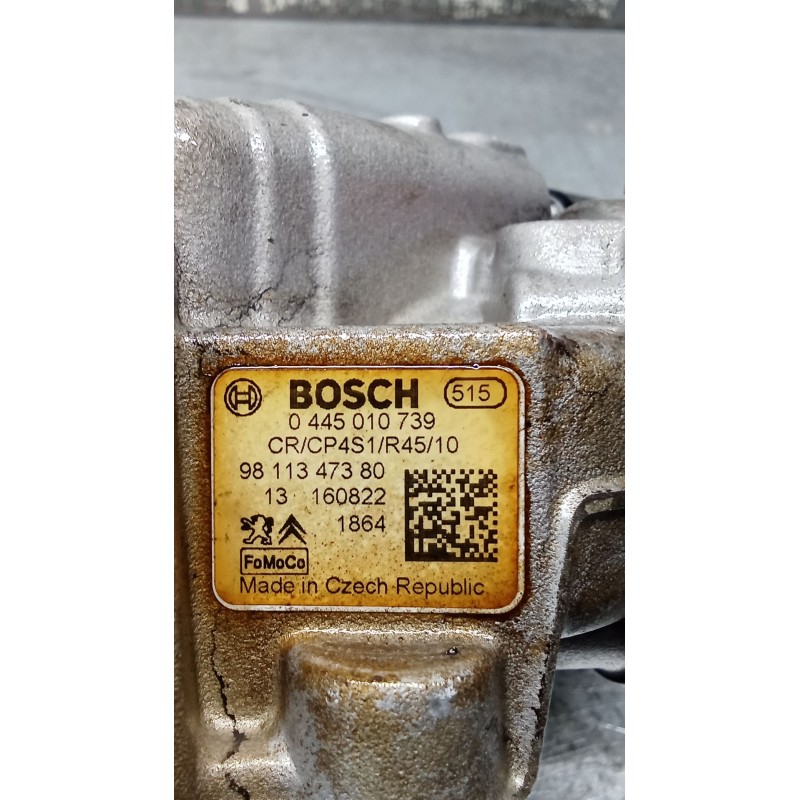 Recambio de bomba inyeccion para peugeot 5008 (0u_, 0e_) 1.6 bluehdi 120 referencia OEM IAM 0445010736 9811347380 BOSCH