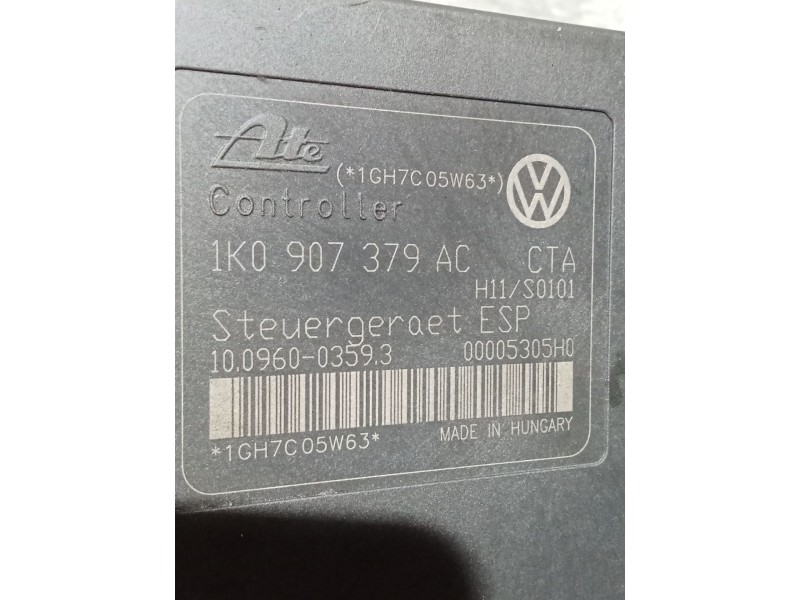Recambio de abs para volkswagen touran (1t1, 1t2) 1.9 tdi referencia OEM IAM 1K0907379AC 1K0614517AE 10020602404