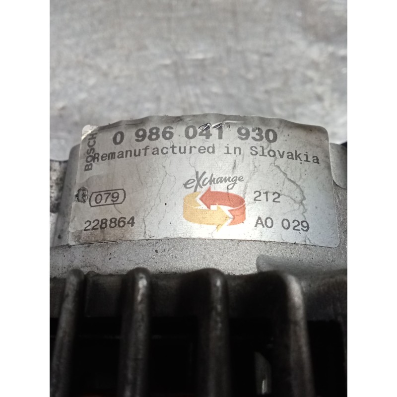 Recambio de alternador para citroën xsara (n1) 2.0 hdi 90 referencia OEM IAM 0986041930  