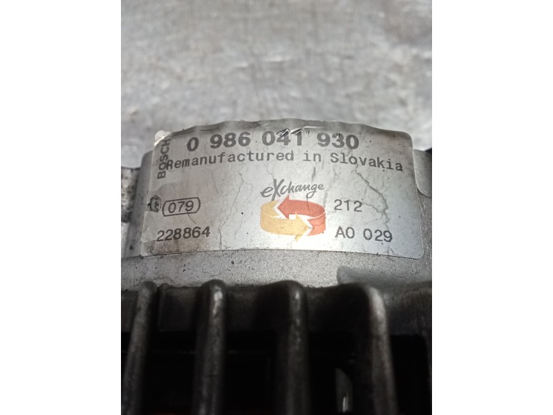 Recambio de alternador para citroën xsara (n1) 2.0 hdi 90 referencia OEM IAM 0986041930  