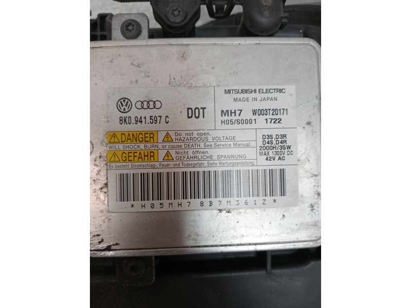 Recambio de faro derecho para audi a7 sportback (4ga, 4gf) 3.0 tdi quattro referencia OEM IAM 4G8941006 030125827207 4G0907397 8