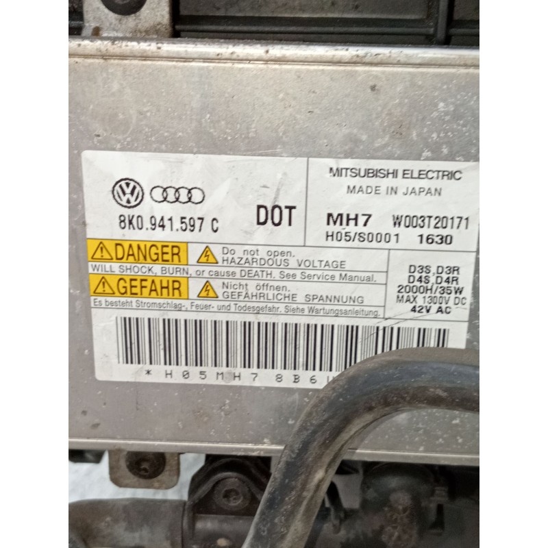Recambio de faro izquierdo para audi a7 sportback (4ga, 4gf) 3.0 tdi quattro referencia OEM IAM 4G8941005 030125827107 8K0941597