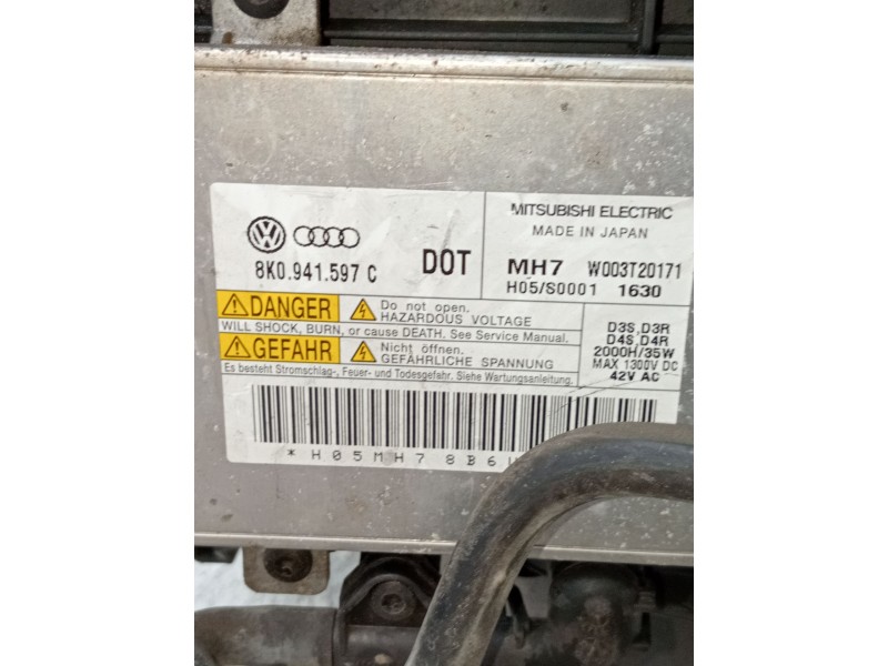 Recambio de faro izquierdo para audi a7 sportback (4ga, 4gf) 3.0 tdi quattro referencia OEM IAM 4G8941005 030125827107 8K0941597