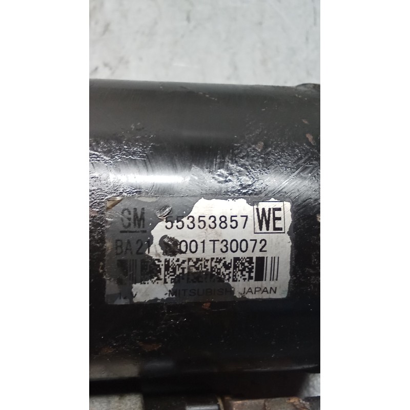 Recambio de motor arranque para opel zafira / zafira family b (a05) 1.9 cdti (m75) referencia OEM IAM 55353857 M001T30072 05