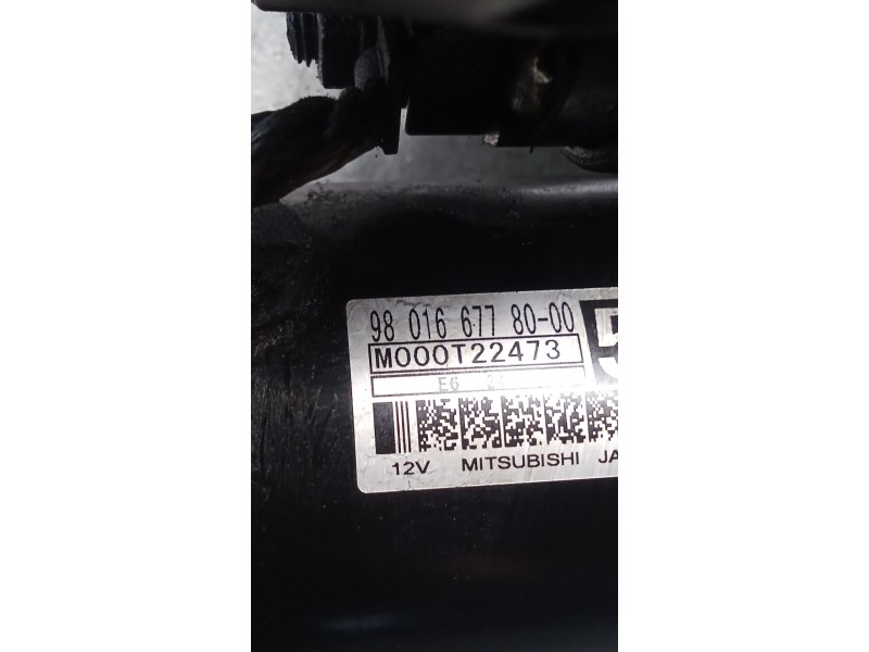 Recambio de motor arranque para peugeot 5008 (0u_, 0e_) 1.6 bluehdi 120 referencia OEM IAM   