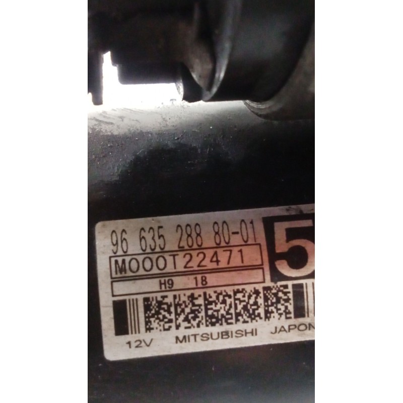 Recambio de motor arranque para citroën c4 grand picasso i (ua_) 1.6 hdi referencia OEM IAM 9663528880 M000T22471 