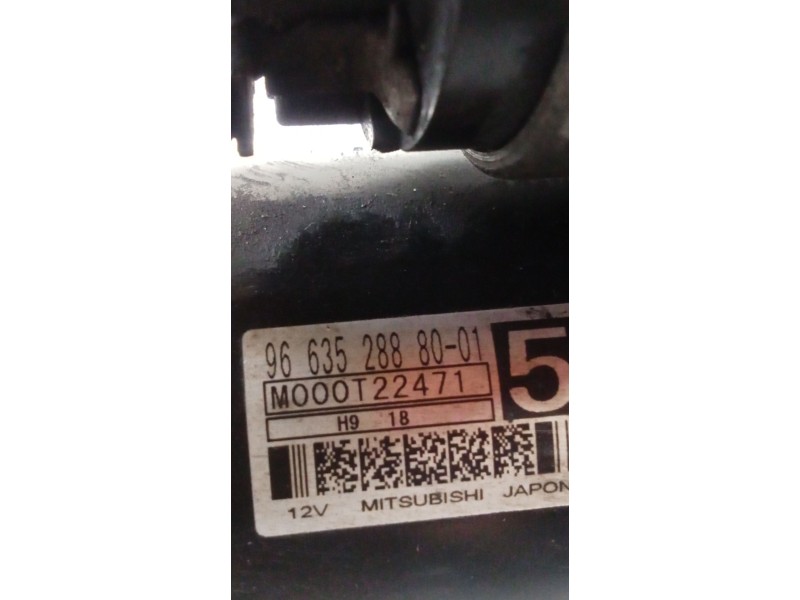 Recambio de motor arranque para citroën c4 grand picasso i (ua_) 1.6 hdi referencia OEM IAM 9663528880 M000T22471 