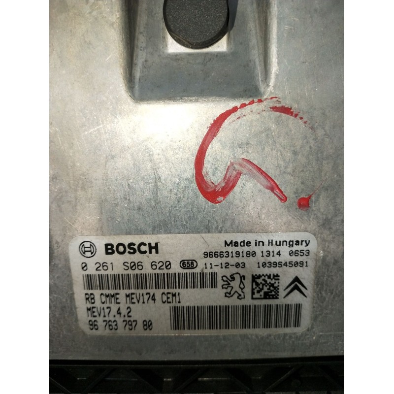 Recambio de centralita motor uce para citroën c5 iii (rd_) 1.6 vti 120 referencia OEM IAM 0261S06620 9676379780 1039S45091 2008