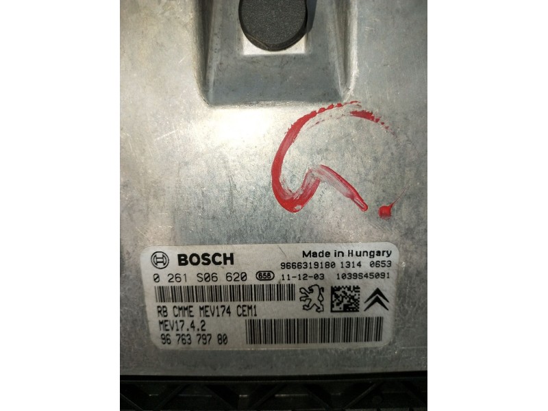 Recambio de centralita motor uce para citroën c5 iii (rd_) 1.6 vti 120 referencia OEM IAM 0261S06620 9676379780 1039S45091 2008