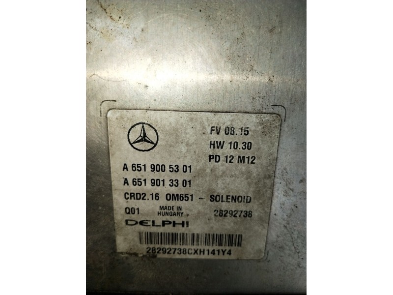 Recambio de centralita motor uce para mercedes-benz clase e (w212) e 220 cdi / bluetec (212.001, 212.002) referencia OEM IAM A65