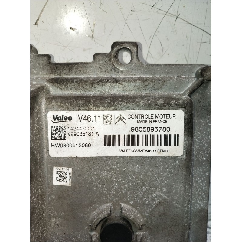 Recambio de centralita motor uce para citroën c3 ii (sc_) 1.0 vti 68 referencia OEM IAM 9805895780 142440094 V29035181A 2009