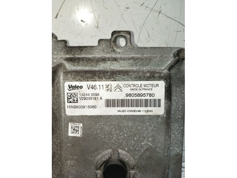 Recambio de centralita motor uce para citroën c3 ii (sc_) 1.0 vti 68 referencia OEM IAM 9805895780 142440094 V29035181A 2009