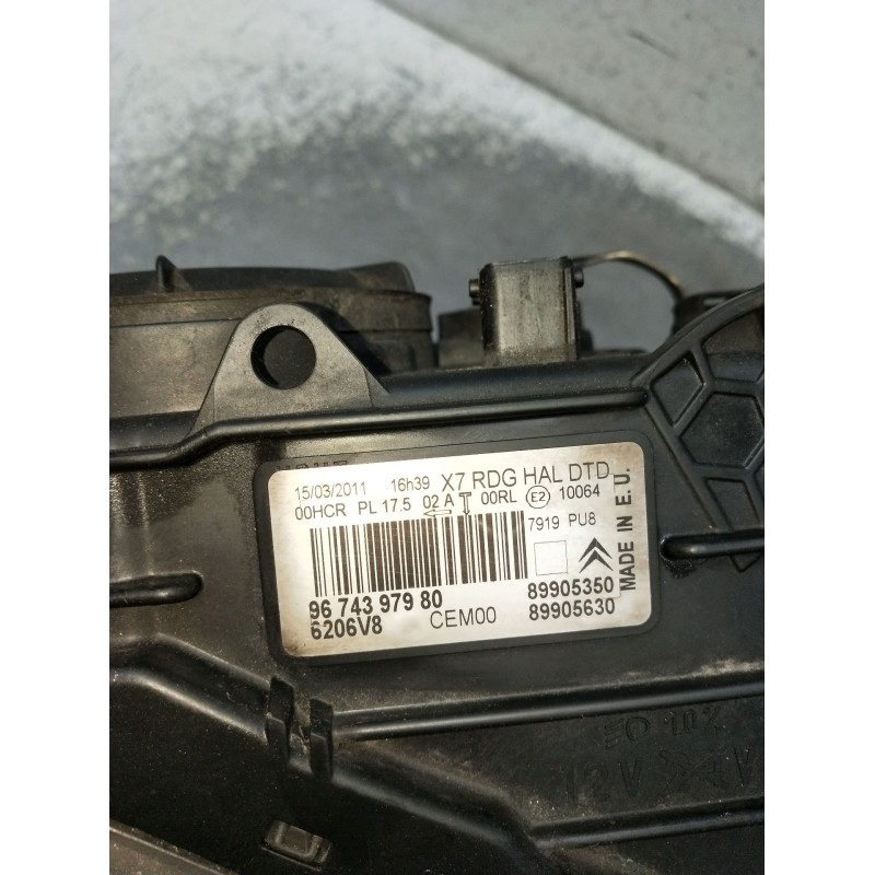 Recambio de faro derecho para citroën c5 iii (rd_) 1.6 vti 120 referencia OEM IAM 9674397980 VER FOTOS 2008