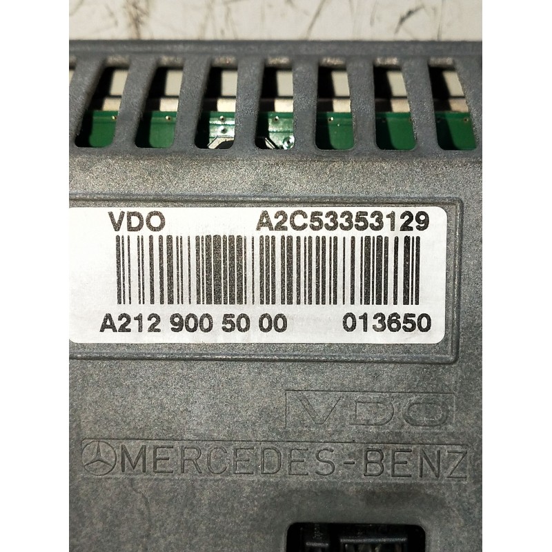 Recambio de pantalla multifuncion para mercedes-benz clase e (w212) e 220 cdi / bluetec (212.001, 212.002) referencia OEM IAM A2
