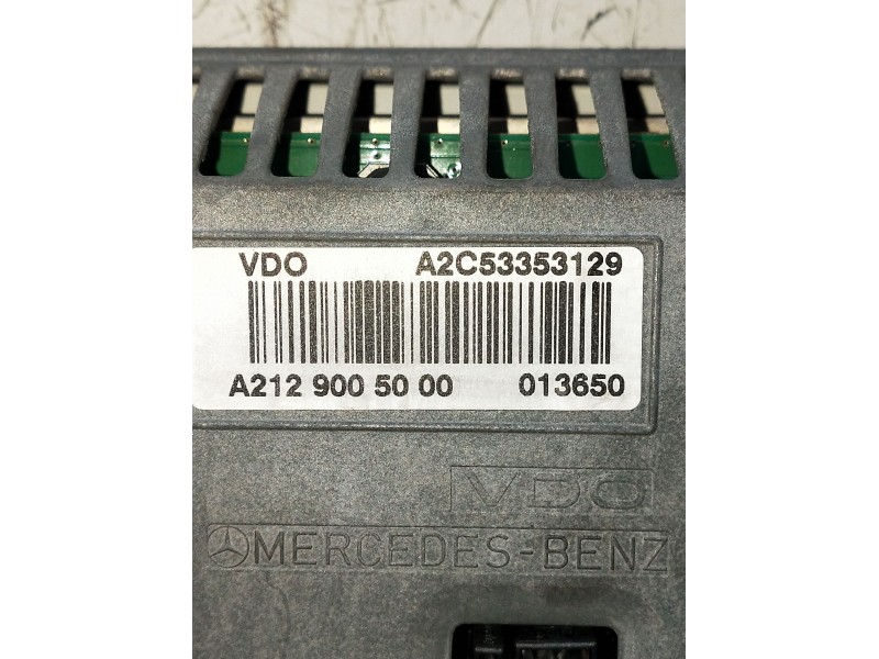 Recambio de pantalla multifuncion para mercedes-benz clase e (w212) e 220 cdi / bluetec (212.001, 212.002) referencia OEM IAM A2