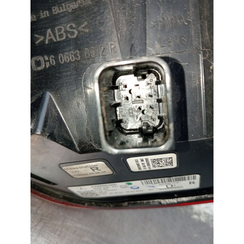 Recambio de piloto trasero derecho para mercedes-benz clase c (w206) c 200 d (206.003) referencia OEM IAM A2069063400 606630002 
