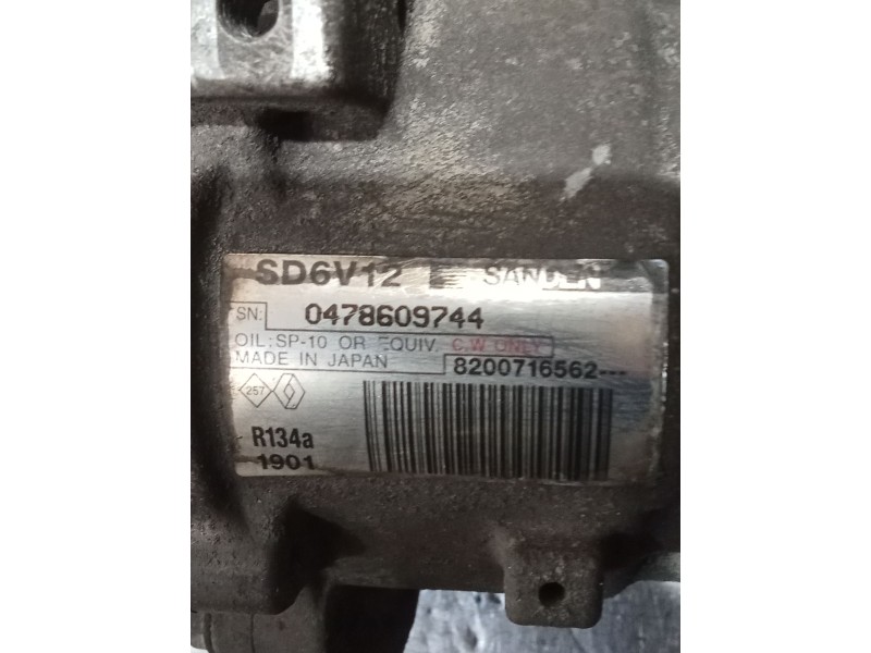 Recambio de compresor aire acondicionado para renault kangoo express (fc0/1_) 1.5 dci (fc1e) referencia OEM IAM 8200716562 04786