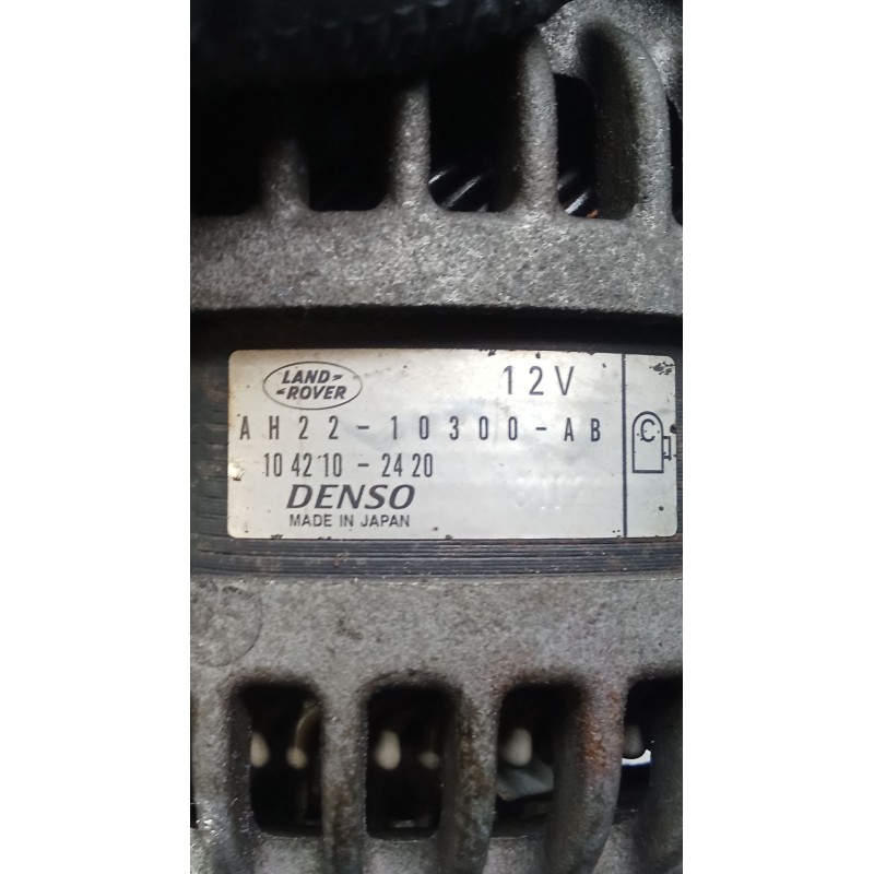 Recambio de alternador para land rover range rover sport v6 td s referencia OEM IAM AH2210300AB 1042102420 10