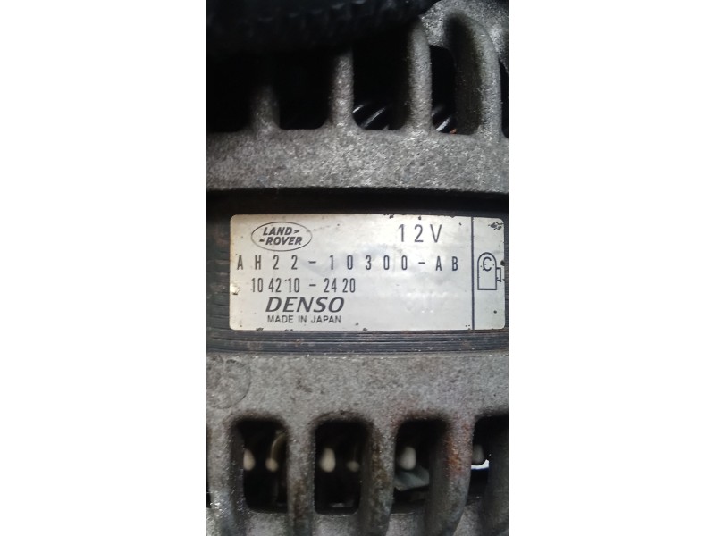 Recambio de alternador para land rover range rover sport v6 td s referencia OEM IAM AH2210300AB 1042102420 10