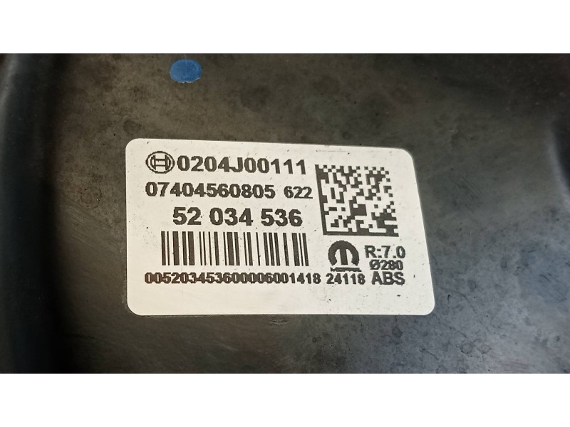 Recambio de servofreno para fiat tipo ii (357) berlina easy referencia OEM IAM 52034536 0204J00111 