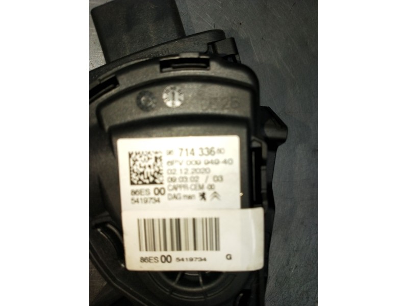 Recambio de potenciometro pedal para citroën c3 ii (sc_) 1.0 vti 68 referencia OEM IAM 6PV00994940 9671433680 2009