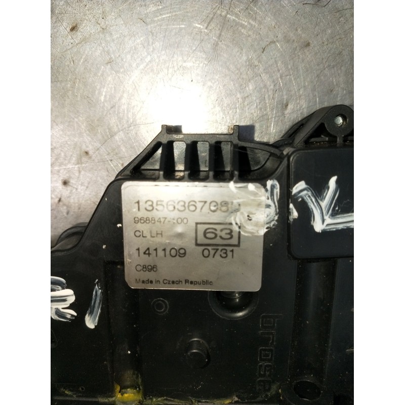 Recambio de motor cierre centralizado trasero izquierdo para fiat fiorino monospace (225_) 1.3 jtd multijet (225bxb1a, 225bxb11)