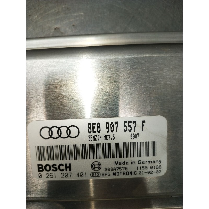 Recambio de centralita motor uce para audi a4 b6 (8e2) 2.0 referencia OEM IAM 0261207401 8E0907557F 26SA7578 2001