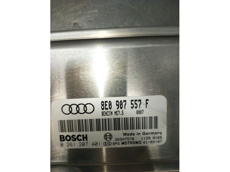Recambio de centralita motor uce para audi a4 b6 (8e2) 2.0 referencia OEM IAM 0261207401 8E0907557F 26SA7578 2001