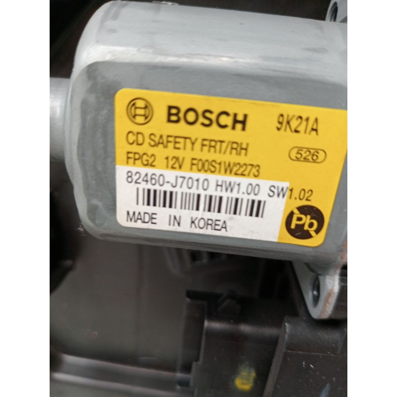 Recambio de elevalunas delantero derecho para kia ceed tourer (cd) 1.6 crdi 115 referencia OEM IAM 82480J7010 5P. F00S1W2273 201