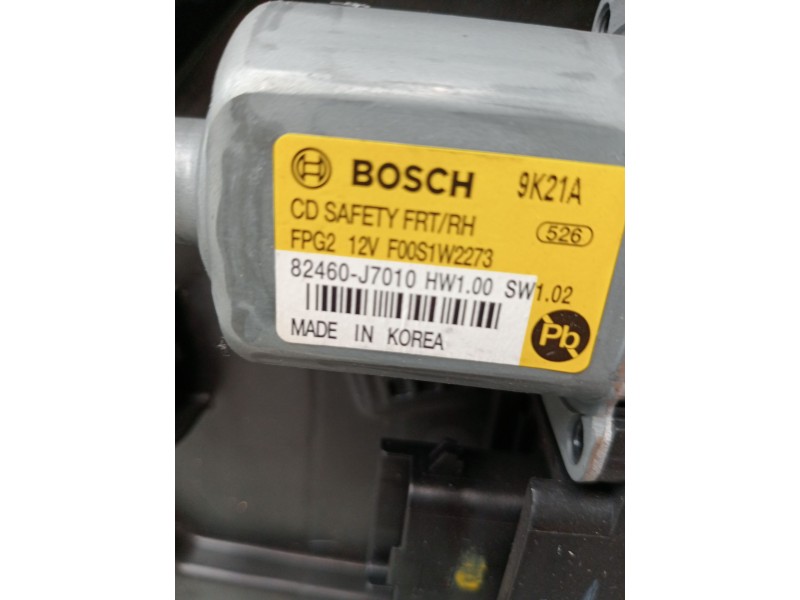 Recambio de elevalunas delantero derecho para kia ceed tourer (cd) 1.6 crdi 115 referencia OEM IAM 82480J7010 5P. F00S1W2273 201
