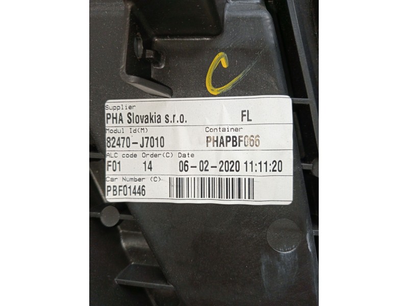 Recambio de elevalunas delantero izquierdo para kia ceed tourer (cd) 1.6 crdi 115 referencia OEM IAM 82470J7010 5P. F00S1W2274 2