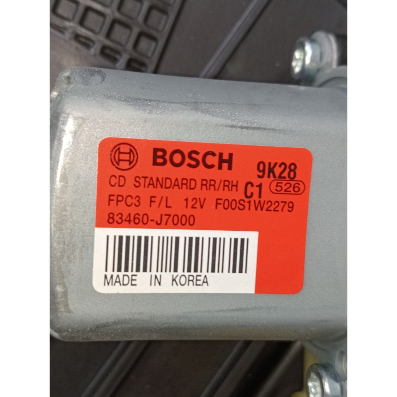 Recambio de elevalunas trasero derecho para kia ceed tourer (cd) 1.6 crdi 115 referencia OEM IAM 83480J7000 5P. 83460J7000 2018