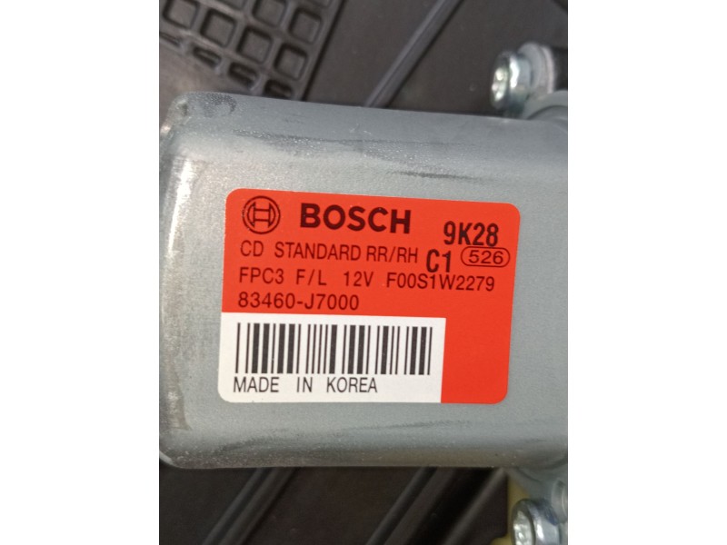 Recambio de elevalunas trasero derecho para kia ceed tourer (cd) 1.6 crdi 115 referencia OEM IAM 83480J7000 5P. 83460J7000 2018