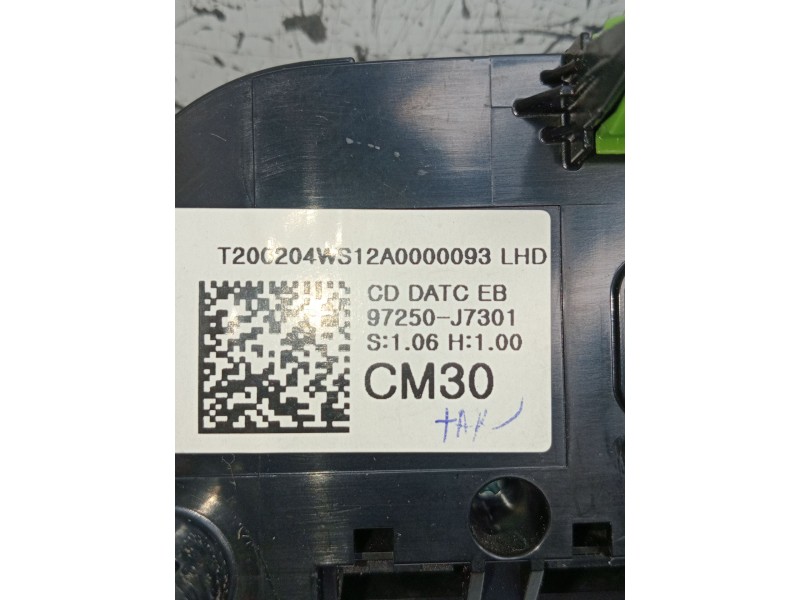 Recambio de mando calefaccion / aire acondicionado para kia ceed tourer (cd) 1.6 crdi 115 referencia OEM IAM 97250J7301 97250J7X
