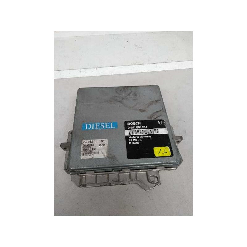 Recambio de centralita motor uce para opel omega b 2.5 turbodiesel (x 25 td / u 25 td / l93) referencia OEM IAM 0281001214 90492